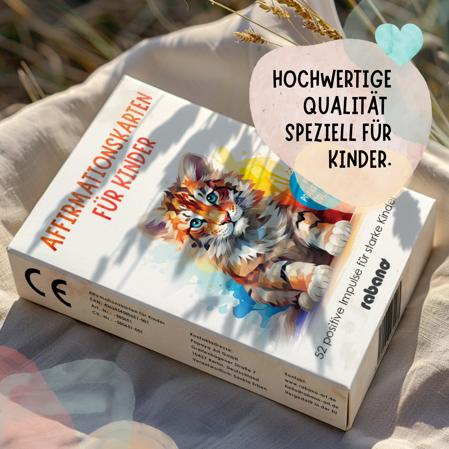 52 Affirmationskarten für Kinder