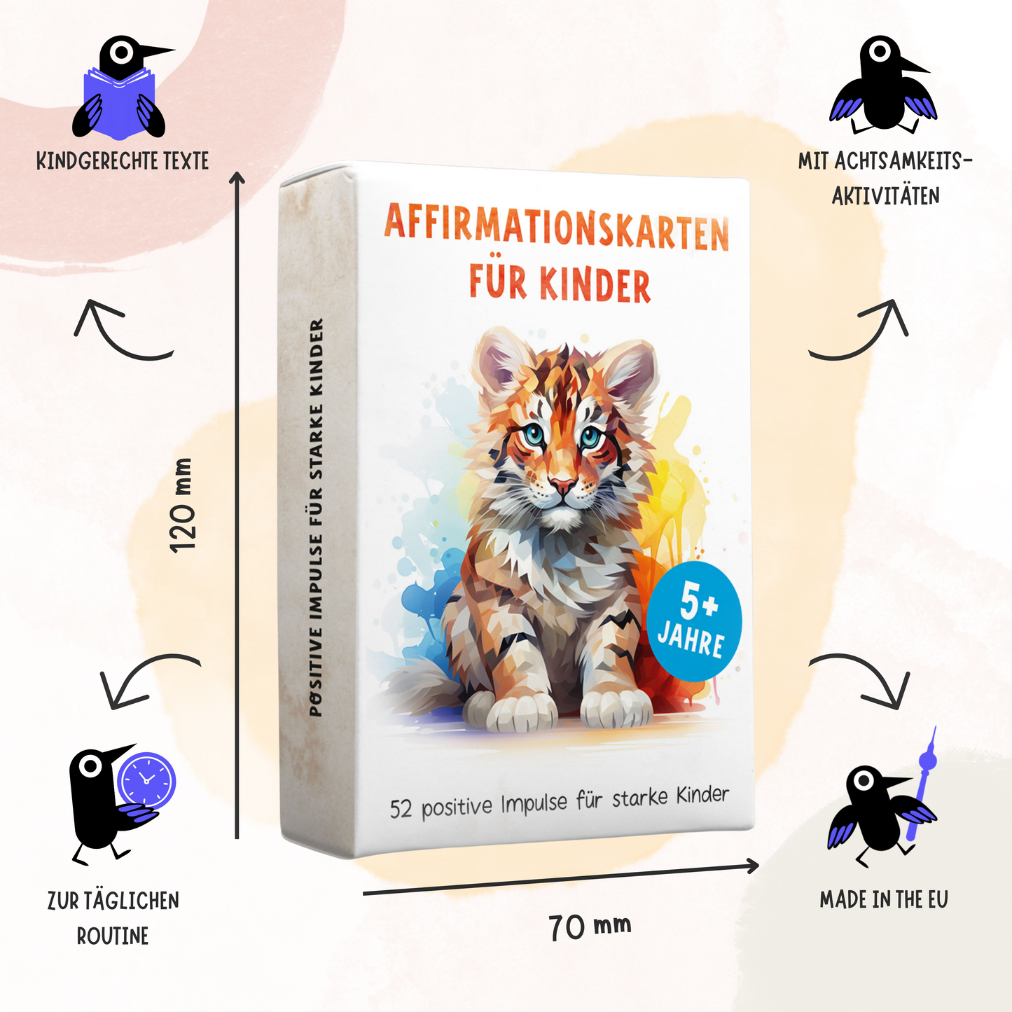 52 Affirmationskarten für Kinder