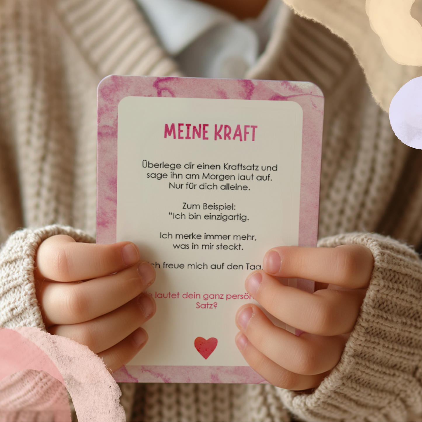 52 Affirmationskarten für Kinder