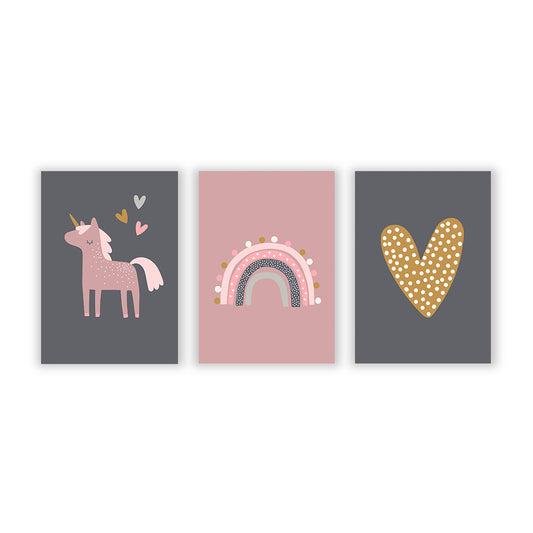 unicorn love | Set of 3 | No. 2